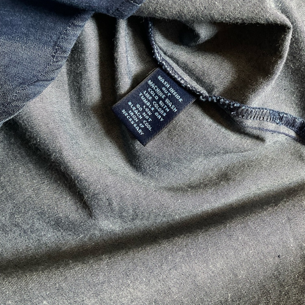 Westbound Denim Tuxedo Nehru Collar Shirt - Picture 8 of 11